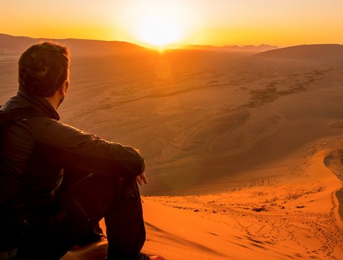 Amanecer en el desierto del Namib